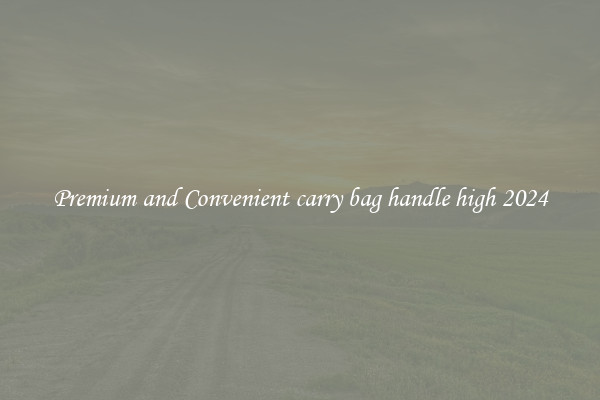 Premium and Convenient carry bag handle high 2024