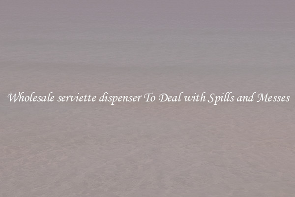 Wholesale serviette dispenser To Deal with Spills and Messes