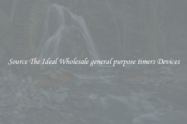Source The Ideal Wholesale general purpose timers Devices