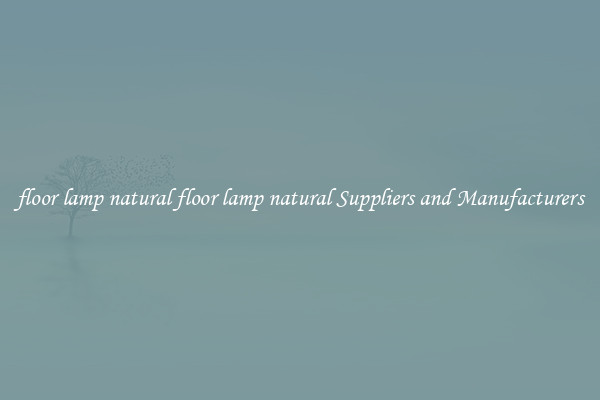 floor lamp natural floor lamp natural Suppliers and Manufacturers