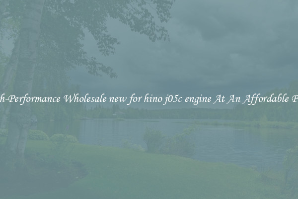 High-Performance Wholesale new for hino j05c engine At An Affordable Price 